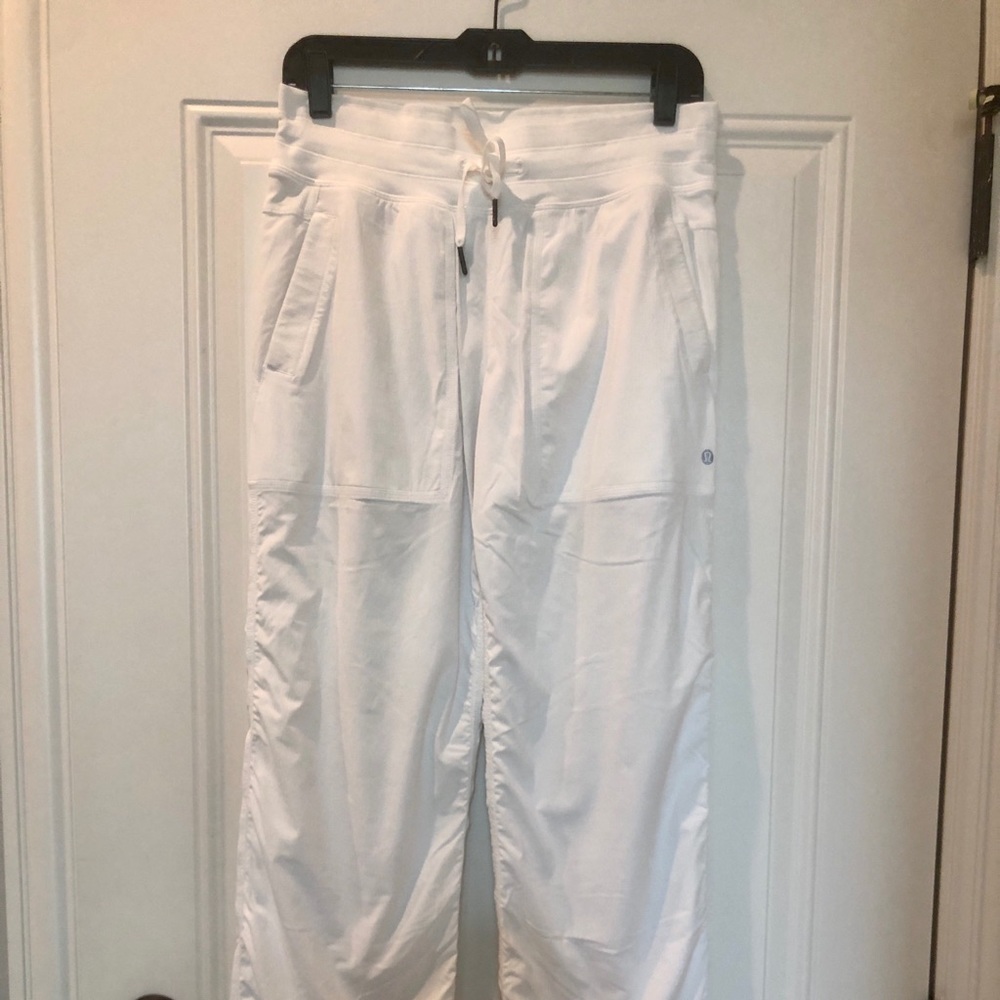 Lululemon Dance Studio Pant.  White Size 8.